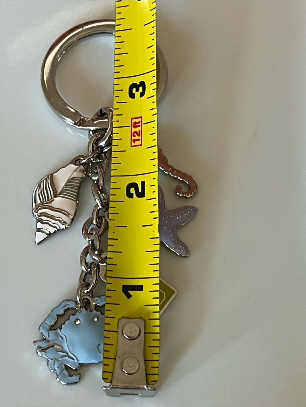 Rare Authentic COACH Keychain Under the Sea Silver w 5 charms - Picture 14 of 14